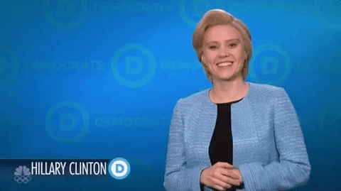 Hillary Clinton Lol GIF by Saturday Night Live