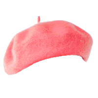 pink hat Sticker by Dev