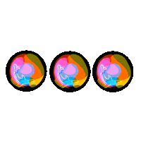 color circle Sticker