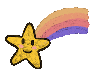 Rainbow Star Sticker
