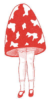 innerpeach retro red weird 70s Sticker