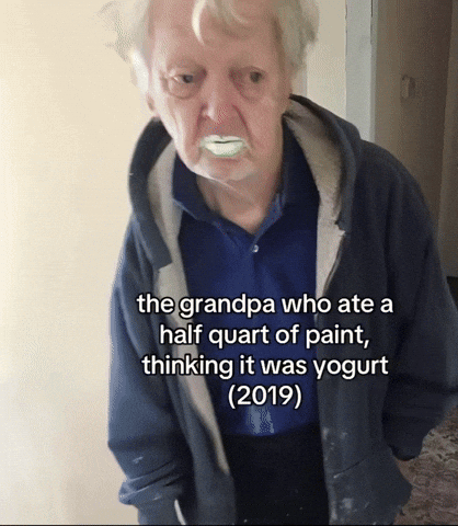 s9icysir3n yummy paint yogurt eatpaint GIF