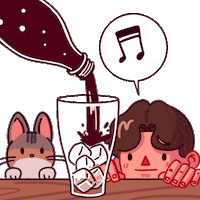 코카콜라 콜라 Sticker