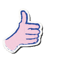 OnedayBegin love heart pink sticker Sticker