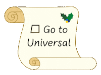 Christmas Present Sticker by Universal Destinations & Experiences