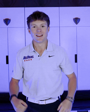 Depaul University Golf GIF by DePaul Athletics