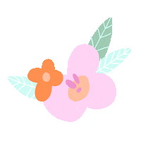 LucileL flower flowers spring pastel Sticker