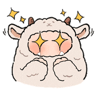 Sheep Wow Sticker by OHKU