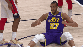 rudy gobert flex GIF by Utah Jazz