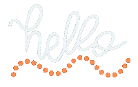Created Journey Hello Sticker