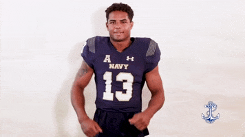 Navy Football Dance Moves GIF by Navy Athletics