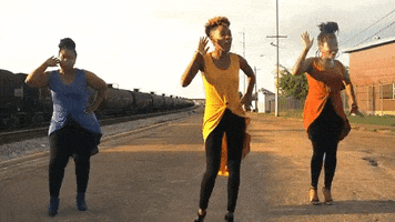 ritabrentcomedy dance dancing huh listen GIF