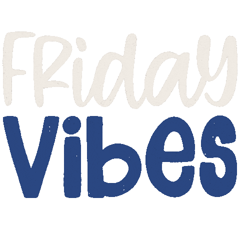 Brush Script Friday Sticker