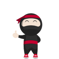 Ninja Van Thank You Sticker by ninjavanmalaysia
