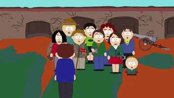 crowd talking GIF by South Park 