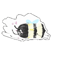 victoriamellifera bee victoriamellifera včela ščela Sticker