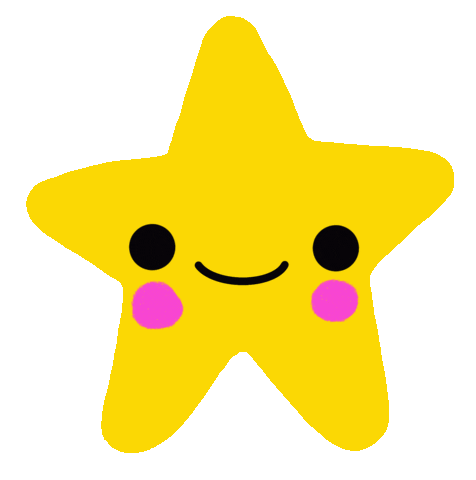 Happy Lucky Star Sticker