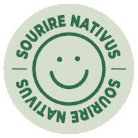 nativusfrance smile green smiley cbd Sticker