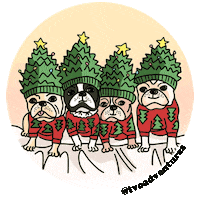 christmas puppy Sticker by Ivo Adventures