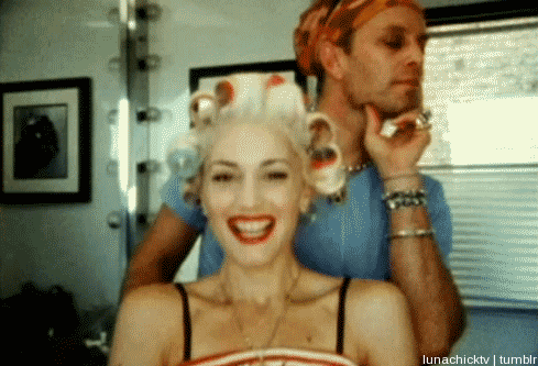 Gwen Stefani Kiss GIF