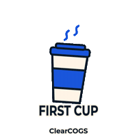 Good Morning Coffee Sticker by ClearCOGS