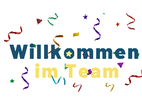 Welcome To The Team Sticker by CLANEO