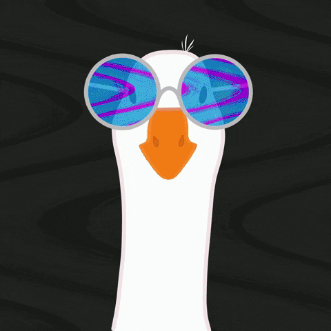 JeffBlue crypto vibes nft duck GIF