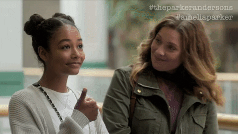 ameliaparkerseries giphyupload thumbs up 101 byutv GIF