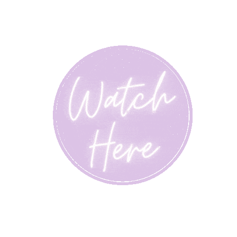 socialbutterflyrach white neon purple here Sticker