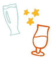 glasses iowa Sticker by Des Moines Beer Week