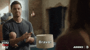 sarcastic audience network GIF