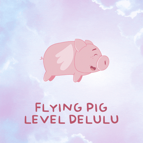Believe In Yourself Pig GIF by PositivelyPigasus
