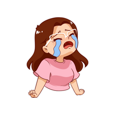 Chica Tristeza Sticker