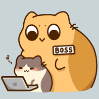 Cats Working GIF by Bichi Mao