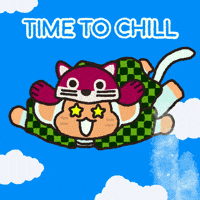 Floating Take It Easy GIF by Chimpers