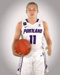 Basketball Hoops GIF by Portland Pilots