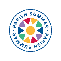 Summer Camp Sun Sticker by Parish Summer