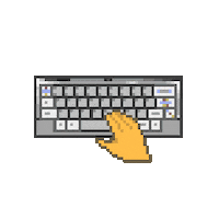 Gamer Keyboard Sticker by Angry Miao