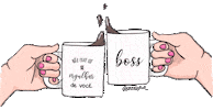 Cafe Boss Sticker by Ara Digital