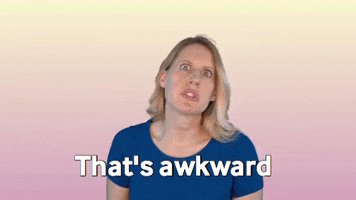 CarlaDelaney awkward actress actor shy GIF