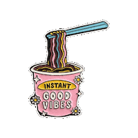 Good Vibes Sticker by Pinned Pins