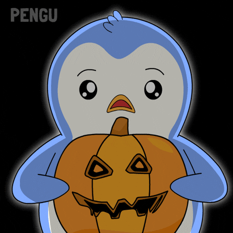 Trick Or Treat Halloween GIF by Pudgy Penguins