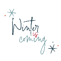 Liligraffiti winter winteriscoming liligraffiti Sticker