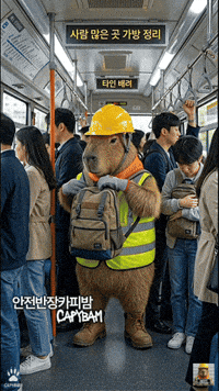 Backpack Capybara GIF