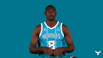 Shocked Bismack Biyombo GIF by Charlotte Hornets
