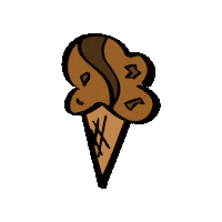 Icecream Cone Sticker by Ample Hills Creamery