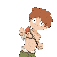 ruyui happy dance excited bob Sticker