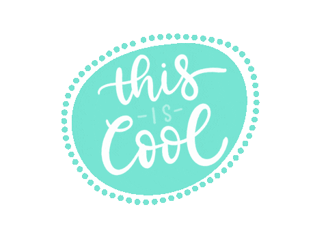 letterjunkie giphyupload cool this is cool letterjunkie Sticker