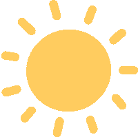 Summer Sun Sticker by Poppy Deyes