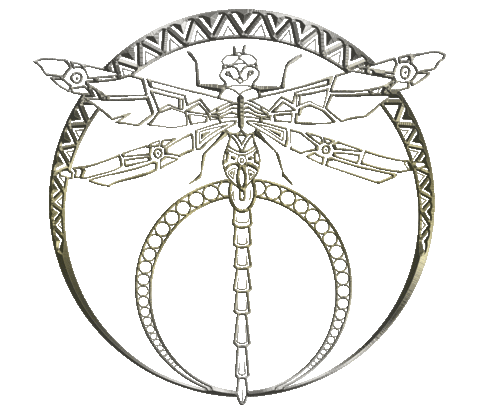 Stage Dragonfly Sticker by Locus Pocus Deco